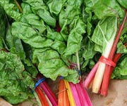 Farbiger Schweizer Krautstiel